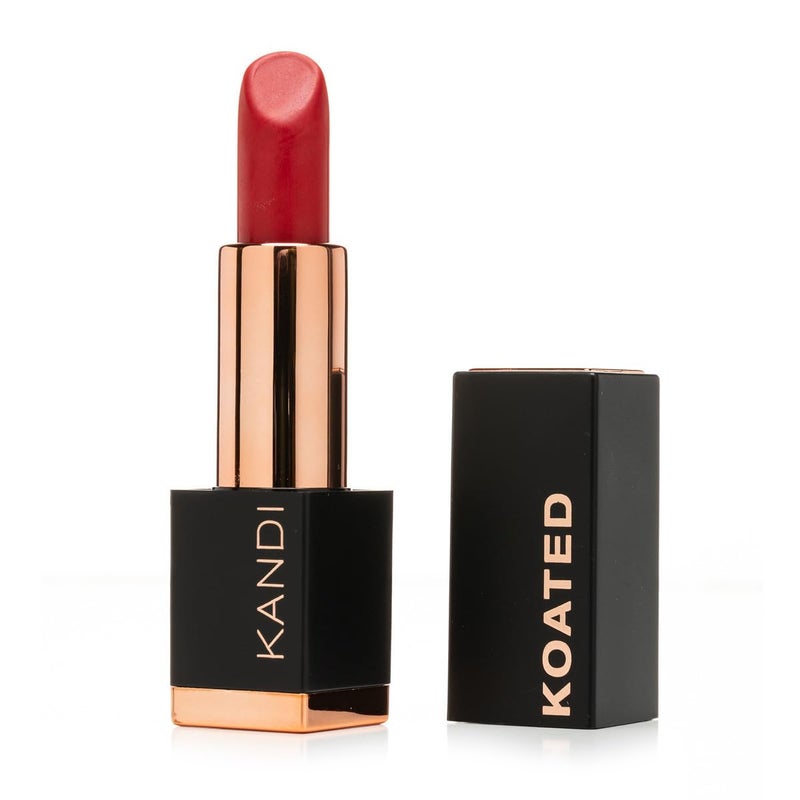 Kandi Koated Satin Lip Color Firestarter Soft  Creamy Lipstick Kandi Burruss  Rich Colors ParabenFree CrueltyFree Creme Lipstick  Beauty  Makeup